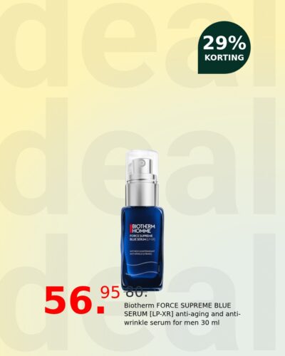 Biotherm FORCE SUPREME BLUE SERUM [LP-XR] anti-aging and anti-wrinkle serum for men 30 ml