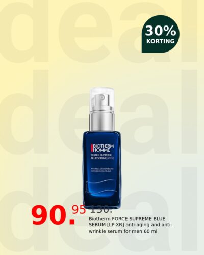 Biotherm FORCE SUPREME BLUE SERUM [LP-XR] anti-aging and anti-wrinkle serum for men 60 ml
