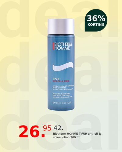 Biotherm HOMME T-PUR anti-oil & shine lotion 200 ml