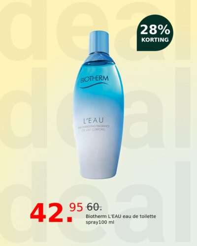 Biotherm L'EAU eau de toilette spray100 ml