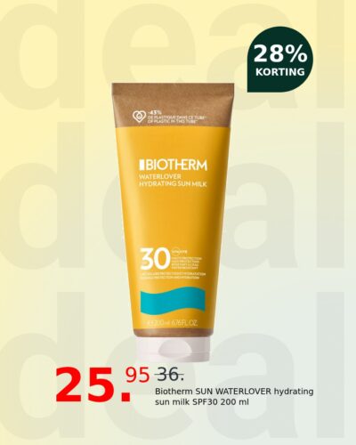 Biotherm SUN WATERLOVER hydrating sun milk SPF30 200 ml