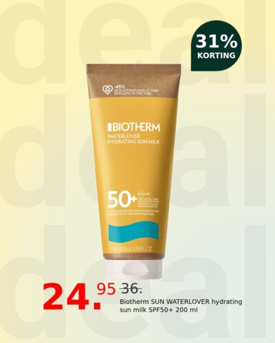 Biotherm SUN WATERLOVER hydrating sun milk SPF50+ 200 ml