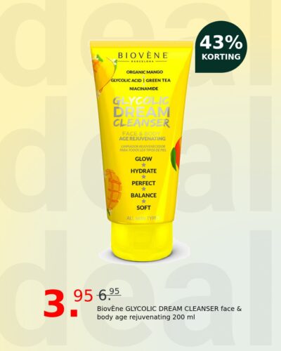 BiovÈne GLYCOLIC DREAM CLEANSER face & body age rejuvenating 200 ml