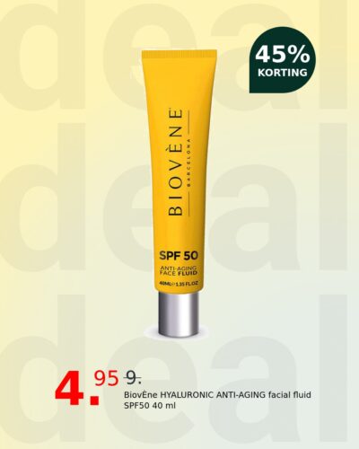 BiovÈne HYALURONIC ANTI-AGING facial fluid SPF50 40 ml
