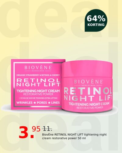 BiovÈne RETINOL NIGHT LIFT tightening night cream restorative power 50 ml