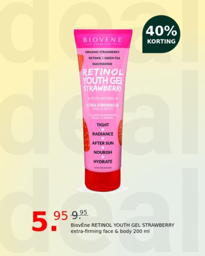 BiovÈne RETINOL YOUTH GEL STRAWBERRY extra-firming face & body 200 ml