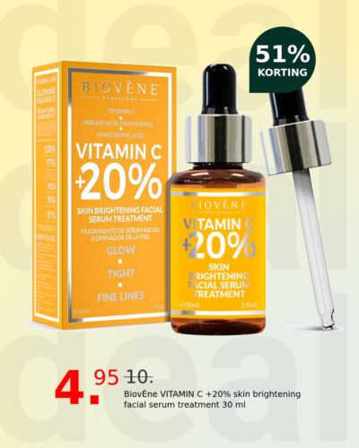 BiovÈne VITAMIN C +20% skin brightening facial serum treatment 30 ml