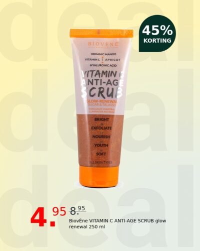 BiovÈne VITAMIN C ANTI-AGE SCRUB glow renewal 250 ml