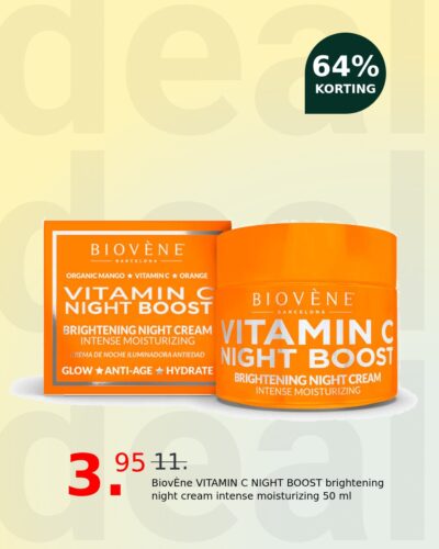 BiovÈne VITAMIN C NIGHT BOOST brightening night cream intense moisturizing 50 ml