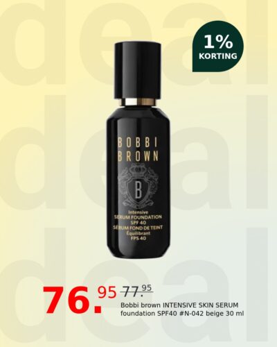 Bobbi brown INTENSIVE SKIN SERUM foundation SPF40 #N-042 beige 30 ml