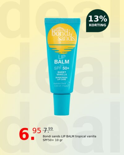 Bondi sands LIP BALM tropical vanilla SPF50+ 10 gr