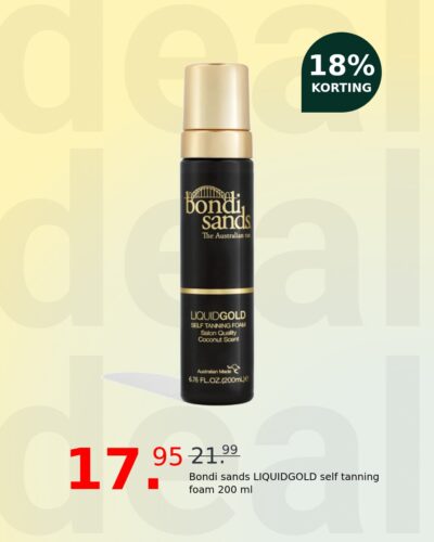 Bondi sands LIQUIDGOLD self tanning foam 200 ml