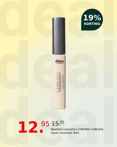 Bperfect cosmetics CHROMA CONCEAL liquid concealer #w1