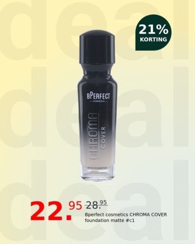 Bperfect cosmetics CHROMA COVER foundation matte #c1