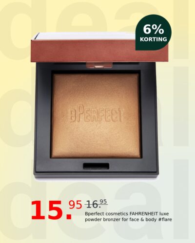 Bperfect cosmetics FAHRENHEIT luxe powder bronzer for face & body #flare