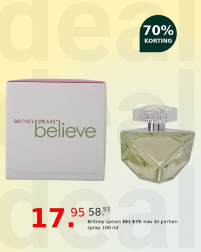 Britney spears BELIEVE eau de parfum spray 100 ml