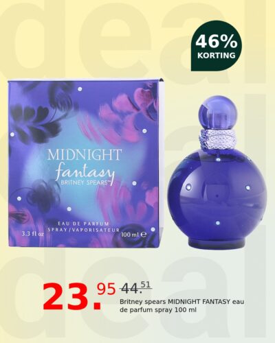 Britney spears MIDNIGHT FANTASY eau de parfum spray 100 ml