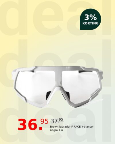 Brown labrador F RACE #blanco-negro 1 u