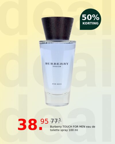 Burberry TOUCH FOR MEN eau de toilette spray 100 ml