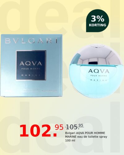 Bvlgari AQVA POUR HOMME MARINE eau de toilette spray 100 ml