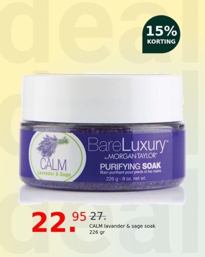 CALM lavander & sage soak 226 gr