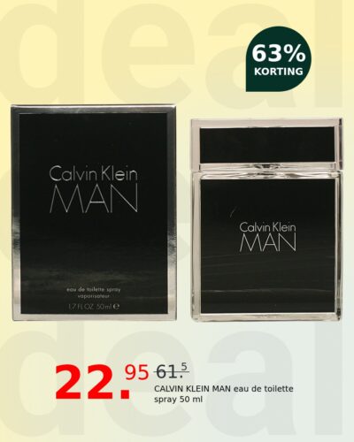 CALVIN KLEIN MAN eau de toilette spray 50 ml