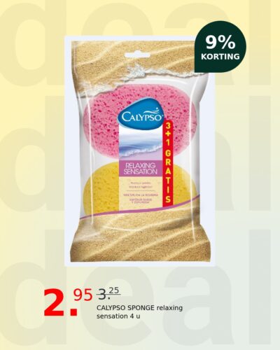 CALYPSO SPONGE relaxing sensation 4 u