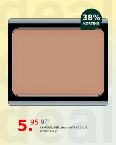 CAMOUFLAGE cream refill #10-soft amber 4.5 gr