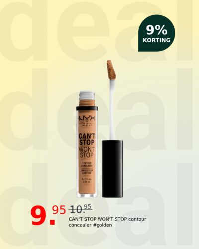 CAN'T STOP WON'T STOP contour concealer #golden