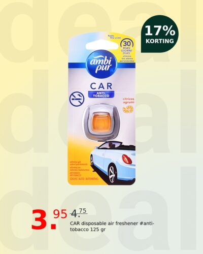 CAR disposable air freshener #anti-tobacco 125 gr