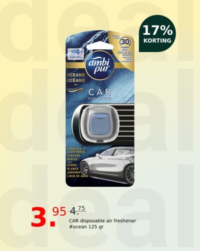 CAR disposable air freshener #ocean 125 gr