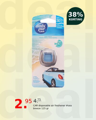 CAR disposable air freshener #sea breeze 125 gr