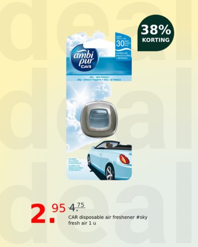 CAR disposable air freshener #sky fresh air 1 u