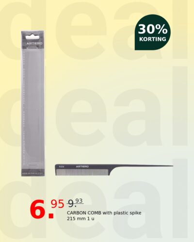 CARBON COMB with plastic spike 215 mm 1 u