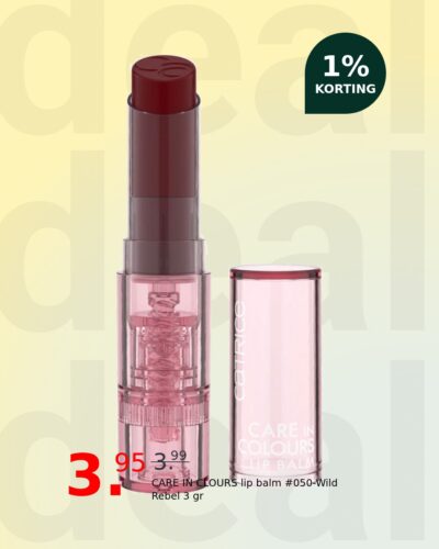 CARE IN CLOURS lip balm #050-Wild Rebel 3 gr