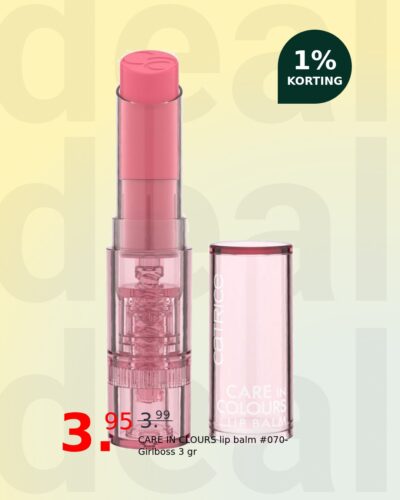 CARE IN CLOURS lip balm #070-Girlboss 3 gr