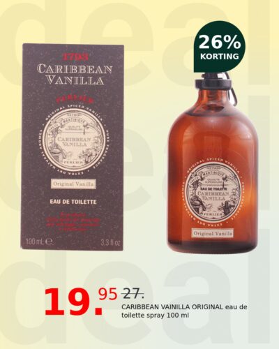 CARIBBEAN VAINILLA ORIGINAL eau de toilette spray 100 ml