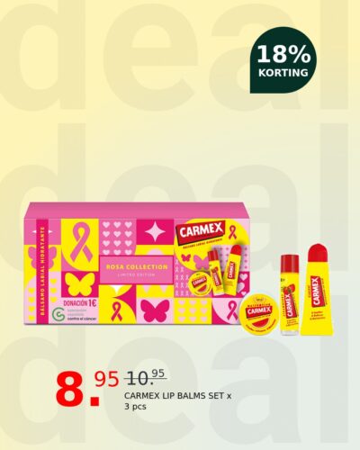 CARMEX LIP BALMS SET x 3 pcs
