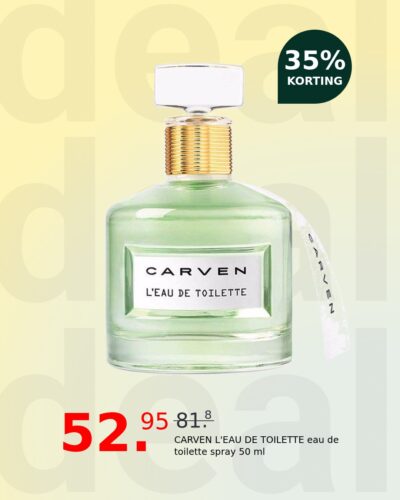 CARVEN L'EAU DE TOILETTE eau de toilette spray 50 ml