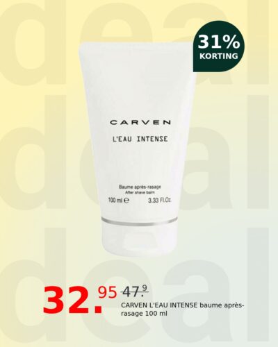 CARVEN L'EAU INTENSE baume après-rasage 100 ml