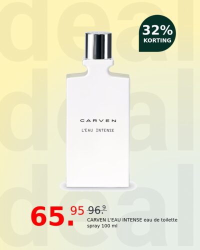 CARVEN L'EAU INTENSE eau de toilette spray 100 ml