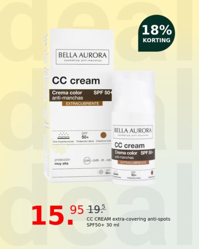 CC CREAM extra-covering anti-spots SPF50+ 30 ml