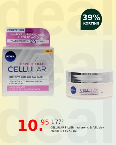 CELLULAR FILLER hyaluronic & folic day cream SPF15 50 ml