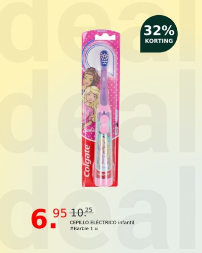CEPILLO ELÉCTRICO infantil #Barbie 1 u