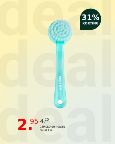 CEPILLO de masaje facial 1 u