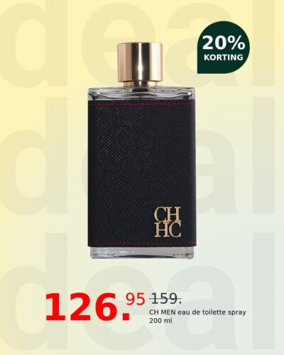 CH MEN eau de toilette spray 200 ml