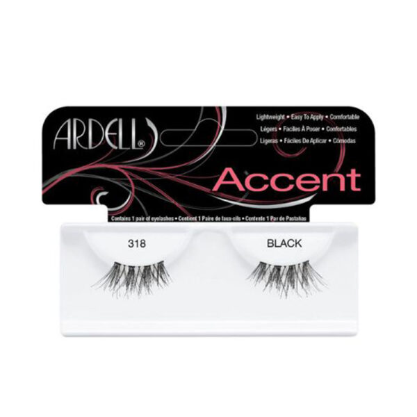 ACCENT pestañas #318-black 1 u