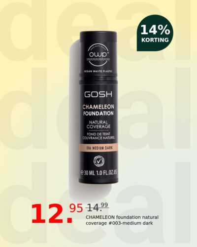 CHAMELEON foundation natural coverage #003-medium dark