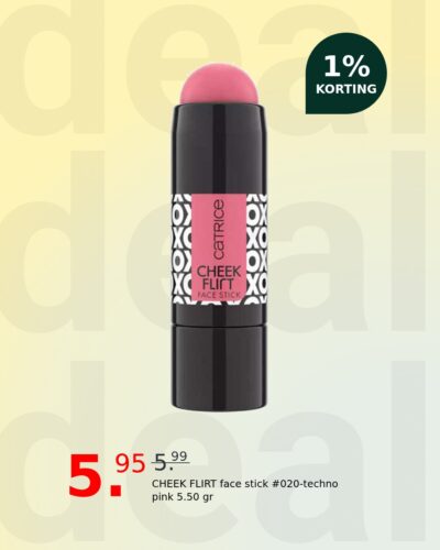 CHEEK FLIRT face stick #020-techno pink 5.50 gr