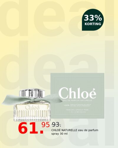 CHLOÉ NATURELLE eau de parfum spray 30 ml